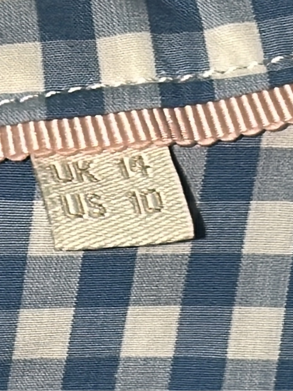 Boden Broderie Collar Shirt pit to pit 20.5 (mix39) - Picture 8 of 9